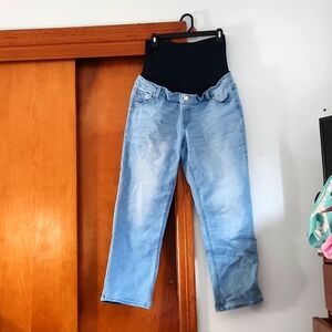 Time and Tru, Maternity Jeans, light wash - Size Large (12-14)